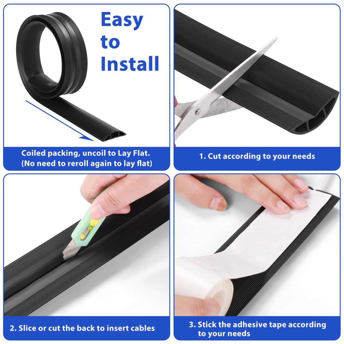 ZhiYo easy-cut design lets you tailor length with scissors.
