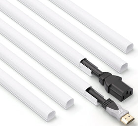 ZhiYo easy-install cord hider with peel-and-stick setup.