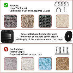 ZhiYo 16.4ft cord cover offers long, customizable runs for tidy cable pathways.