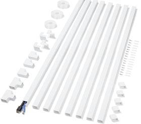 ZhiYo front packaging showing full 24ft cable cover kit for tidy wires