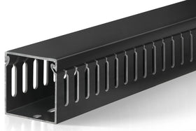 ZhiYo front view of assembled 6ft cable raceway showing neat cord containment and professional finish