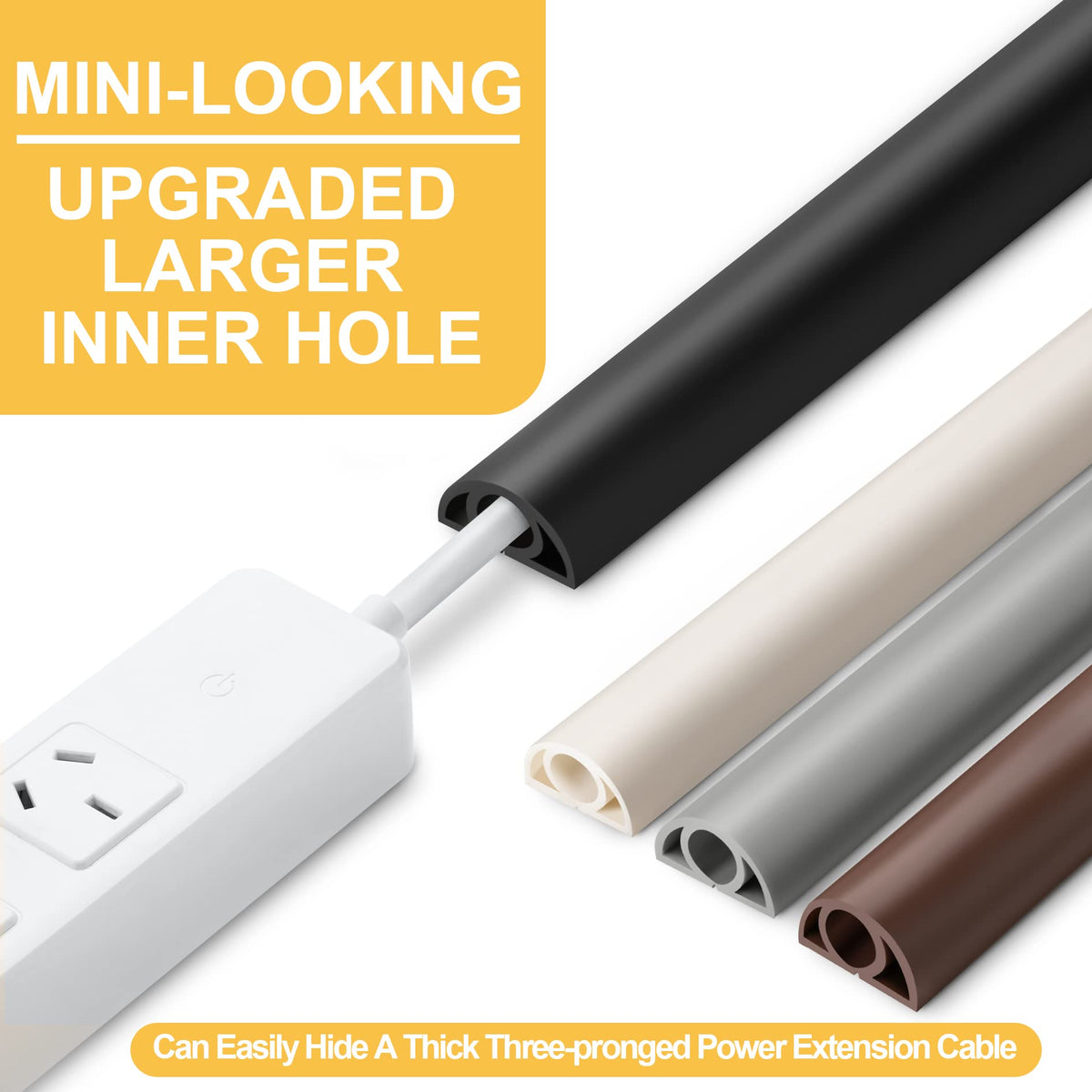 ZhiYo indoor floor cable management guards wires in homes.
