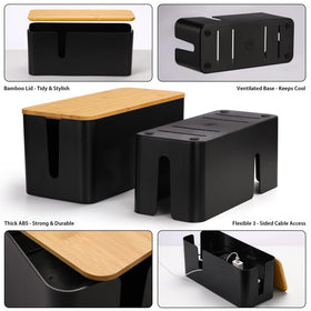 ZhiYo interior with power strip demonstrating organized storage safety