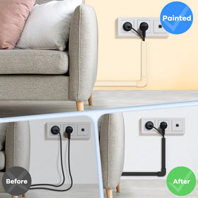 ZhiYo kids and pets safe cable hide reduces clutter and hazards
