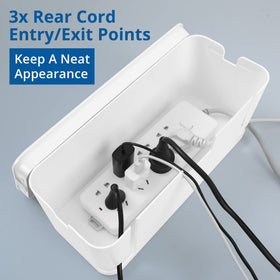 ZhiYo medium cable box side profile illustrating compact cord protection benefit