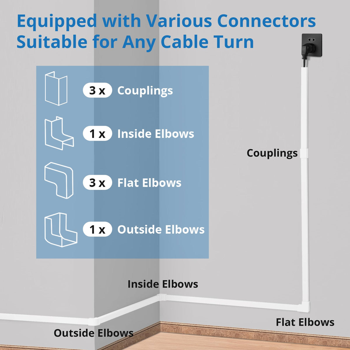 Paintable finish helps match wall color for a seamless appearance.