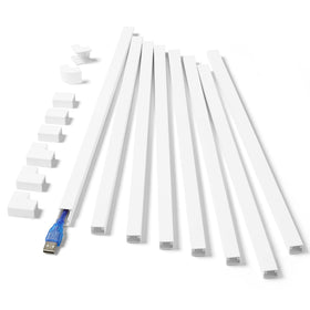ZhiYo One-Cord Hider Kit conceals wall cables for a neater living space.