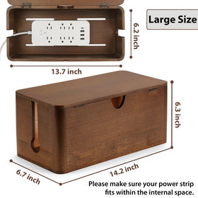 ZhiYo open lid revealing power strip for easy plug access benefit