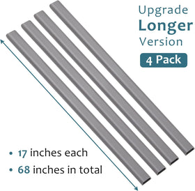 ZhiYo paintable grey cord channel blends with home décor