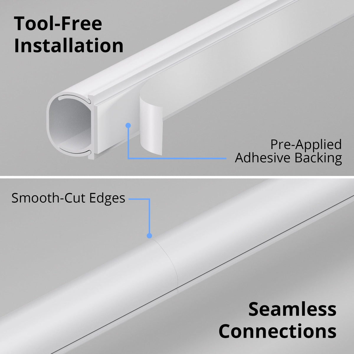 ZhiYo paintable TV cable hider blends with any room.