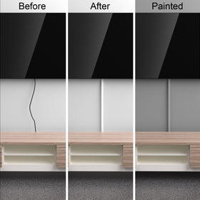 ZhiYo paintable wire cover kit enables wall-matched finishes with minimal effort.
