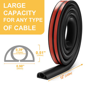 ZhiYo pet safe cord protector deters chewing and exposure.