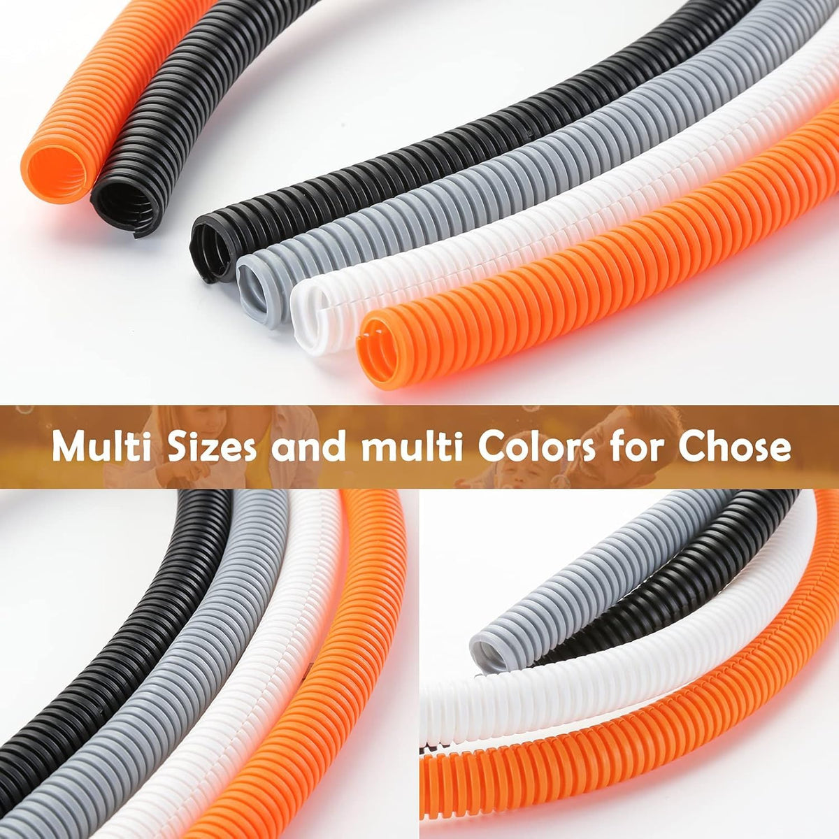 ZhiYo polypropylene cable tube offers heat and abrasion resistance.
