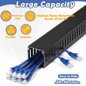 ZhiYo PVC open-slot raceway teeth for durable wiring pathways