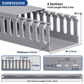 ZhiYo close-up of open-slot teeth and smooth edges for safe cable insertion