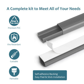ZhiYo safe durable cord hider helps keep kids and pets away from cords