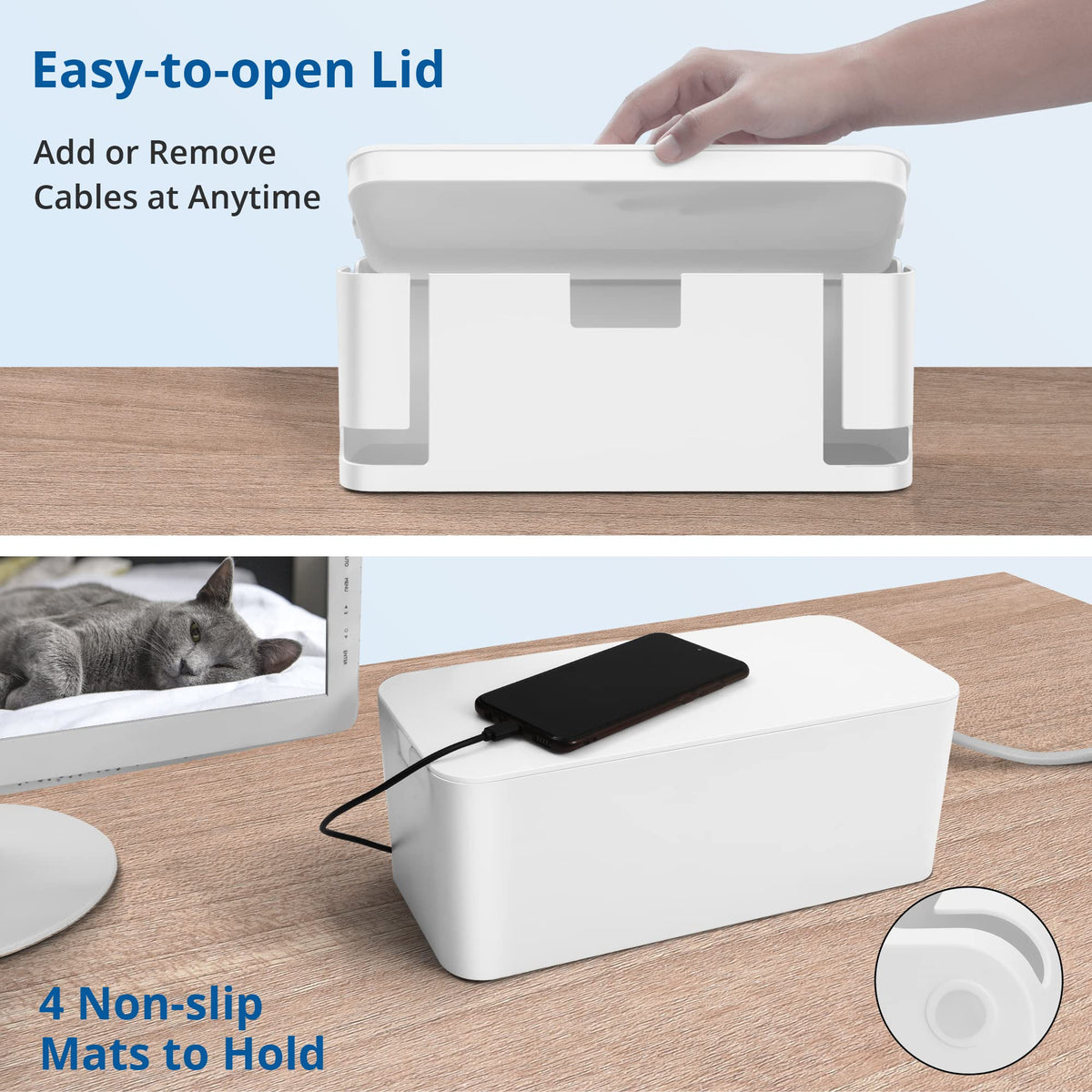ZhiYo box beside ruler showing size comparison for correct fit benefit