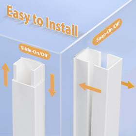 ZhiYo self-adhesive back enables fast, tool-free installation