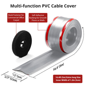 ZhiYo self-adhesive cable hider provides low-profile cable management.