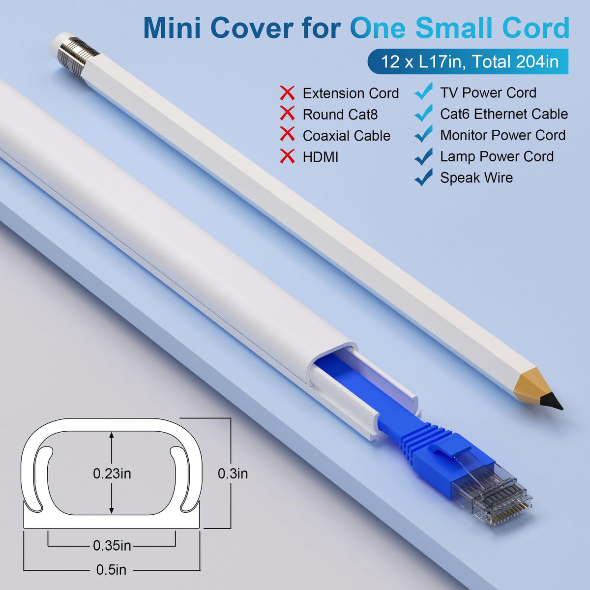 Zhiyo self-adhesive cable management strip closeup for quick nails-free install.