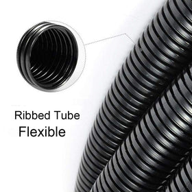 ZhiYo side-cut corrugated tubing enables easy routing around tight bends and components.