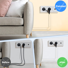 ZhiYo tape and screw mounting hardware showing strong adhesion and secure install