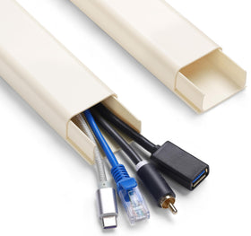 ZhiYo wire cover wall-mount TV 32-inch two-pack hides cables neatly