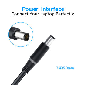 Zhiywoll 130W laptop adapter works with Dell Precision 3530 for extended sessions