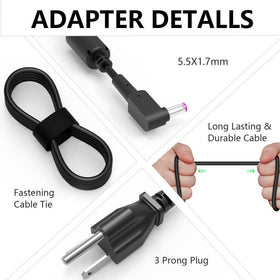 zhiywoll connector closeup 5.5x1.7mm illustrating correct fit and secure connection