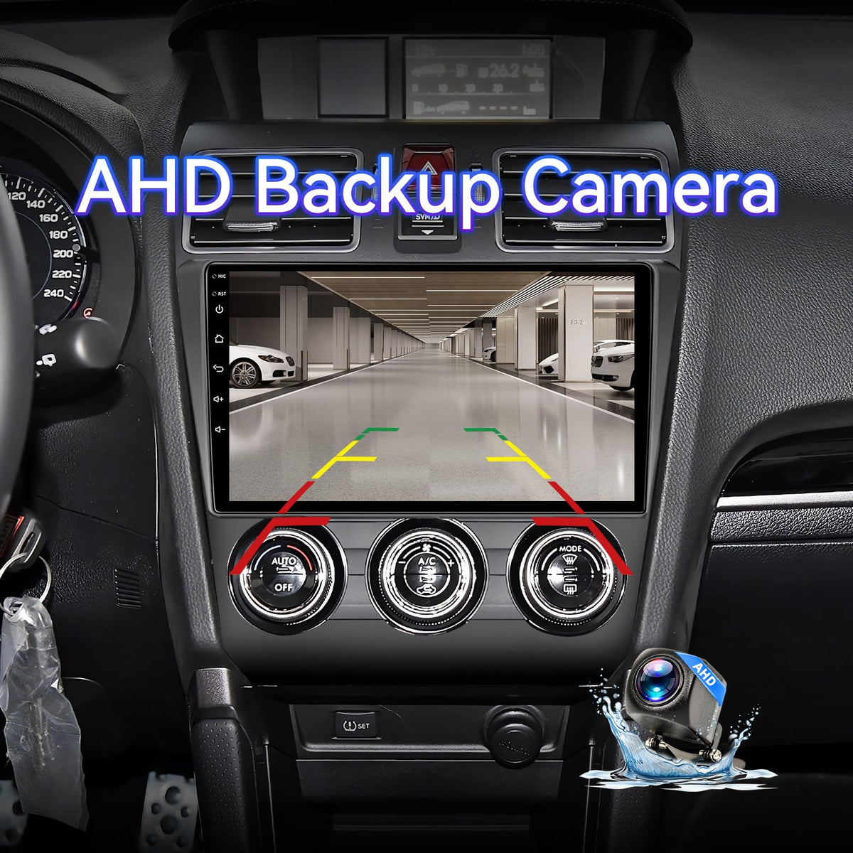 ZHNN Backup camera compatibility enhances parking safety.