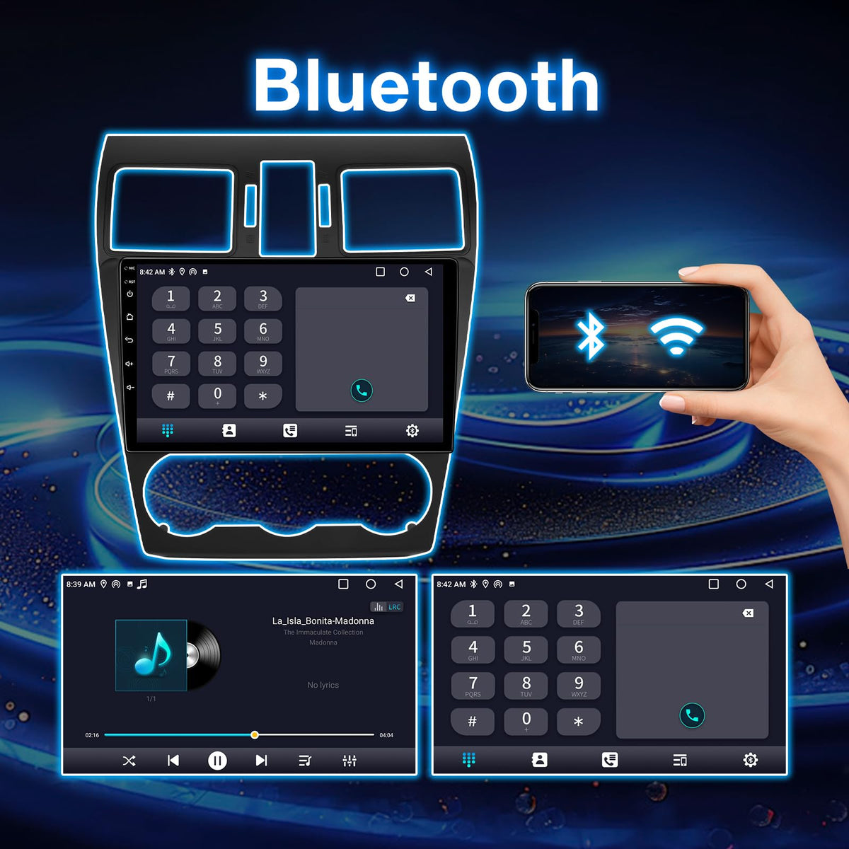 ZHNN built-in Wi-Fi enables online and offline navigation apps