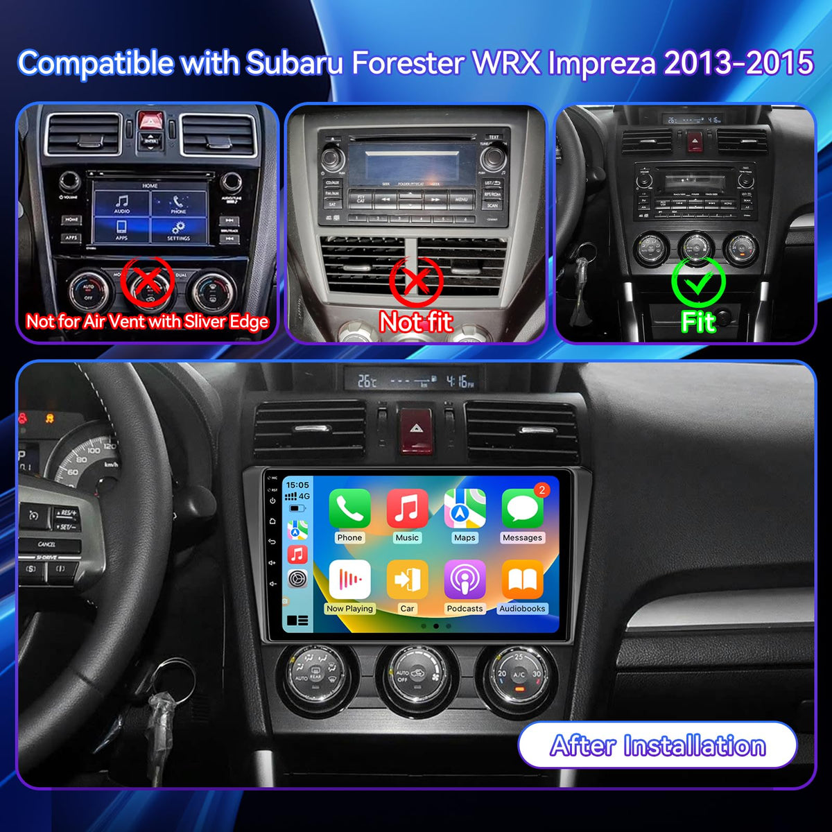 ZHNN wireless CarPlay and Android Auto connect safely at the wheel
