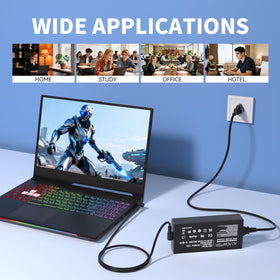 ZHUODYER on a gaming desk powering a Zephyrus for performance