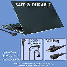 ZHUODYER charger next to hand showing portable scale advantage