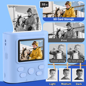 Zicor kids camera includes a 32GB SD card for extra storage.