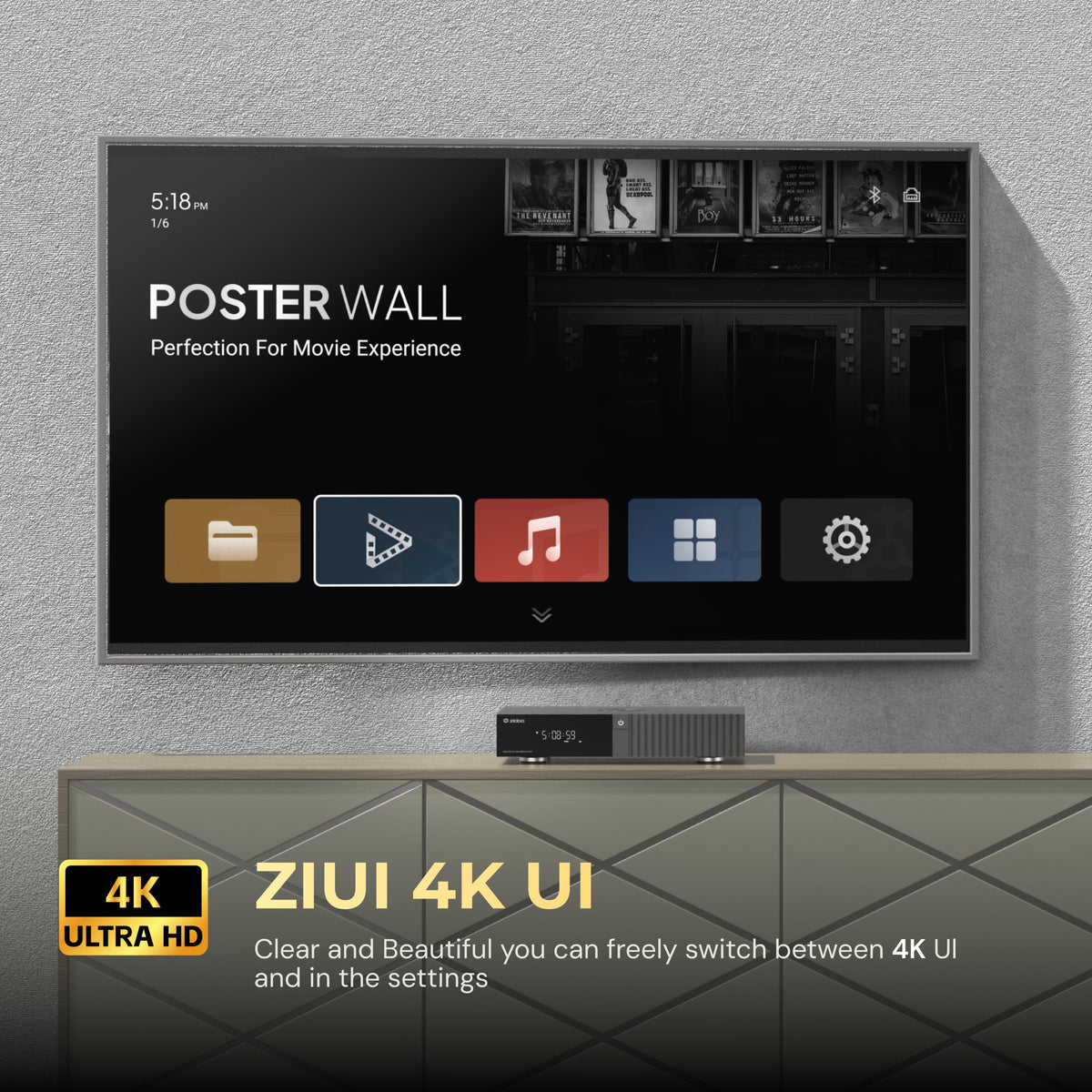 ZIDOO Z3000 PRO S928X-K close-up highlighting processing power.