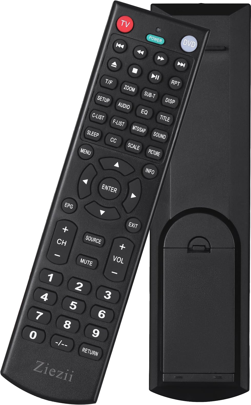 Ziezii universal remote for Hitachi — front view with plug-and-play compatibility.