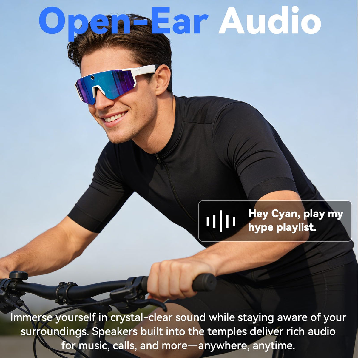Zigtik AI Pro glasses with Bluetooth controls for hands-free use