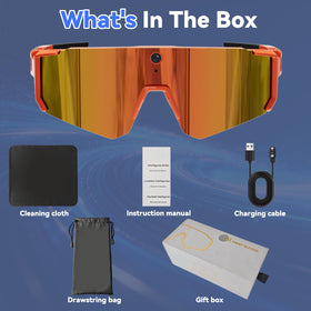 Zigtik AI Pro Camera Glasses designed for cycling and hiking adventures.