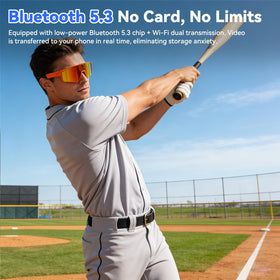 Zigtik AI Pro Camera Glasses dual-mic ENC delivers clear calls.