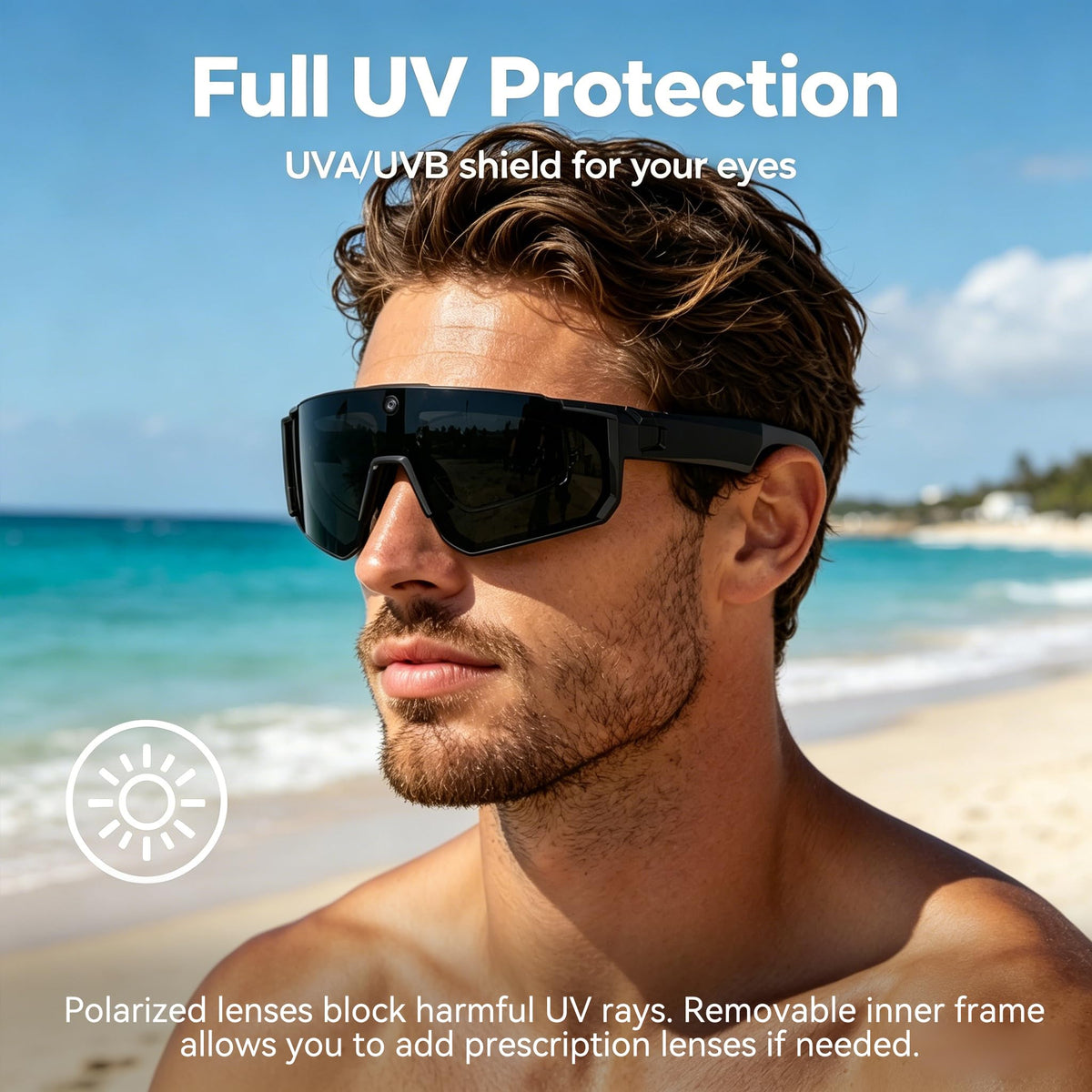 Zigtik AI Pro Camera Glasses secure, anti-slip fit for sports.
