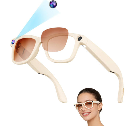Zigtik front view brown polarized frame showing stylish wearable design and sun protection