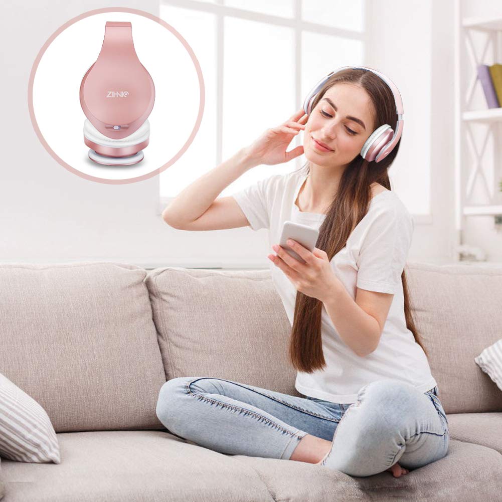 ZIHNIC earcup close-up artificial leather texture for long-wear comfort