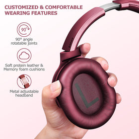 ZIHNIC closeup memory foam earpad displaying comfort for long wear