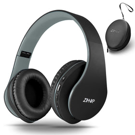 ZIHNIC front view showing foldable over-ear design and travel-ready convenience