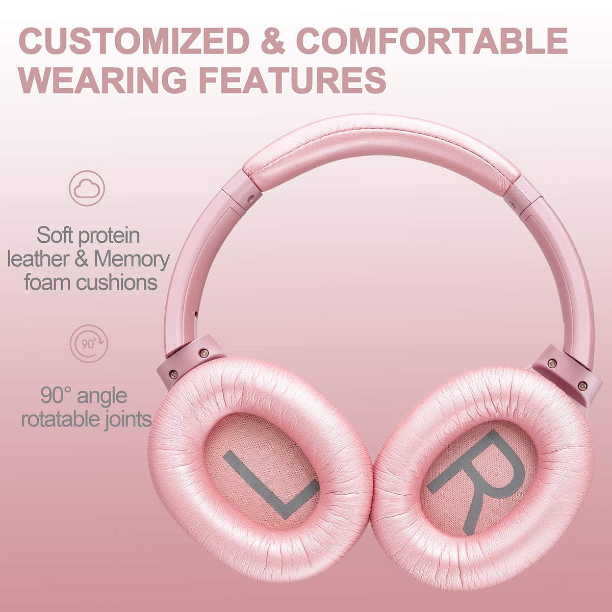 ZIHNIC close-up of soft earpad materials highlighting comfort for long listening sessions