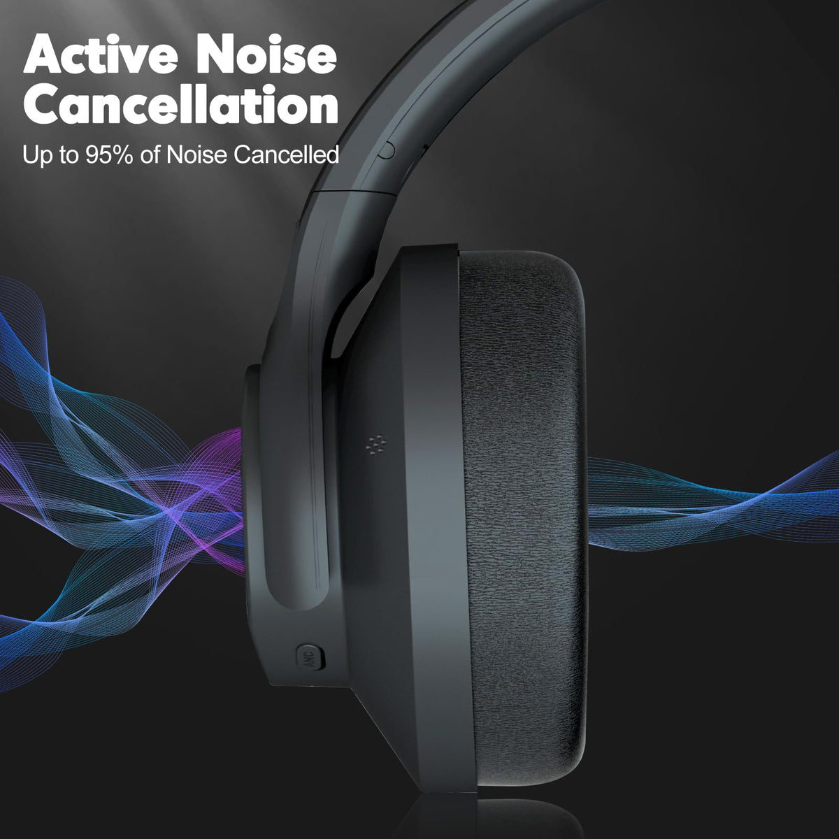 ZIHNIC earcup close-up with padded cushion for comfortable listening