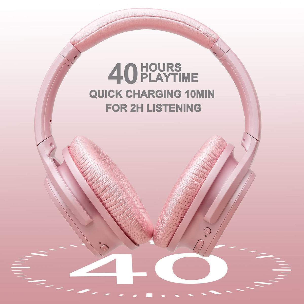 ZIHNIC folded headphones in travel case demonstrating compact storage and portability benefit