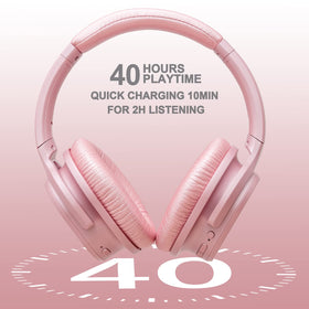 ZIHNIC folded headphones in travel case demonstrating compact storage and portability benefit