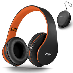 ZIHNIC headphones front view showing design and portability benefit